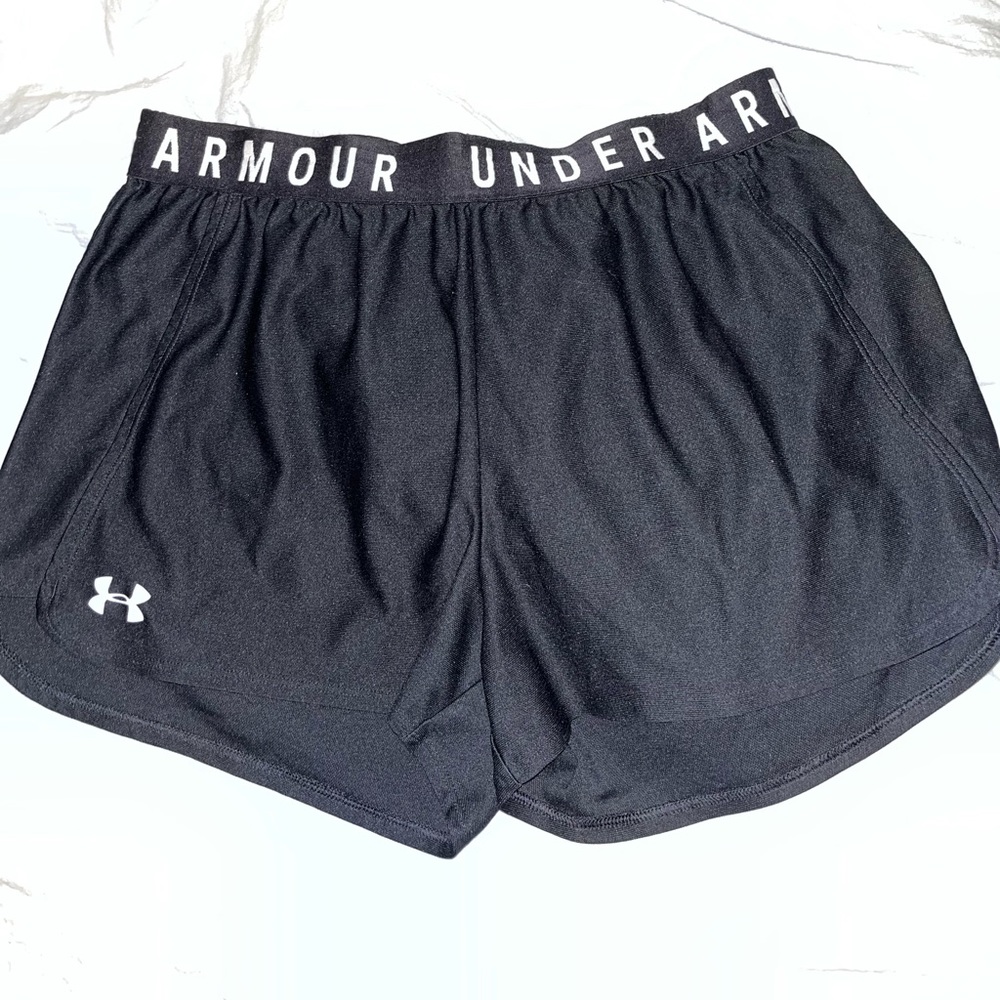 Black under armor shorts